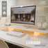 ERGONOZ LUMINAR-100-W ชั้นวางจอคอม แท่นวาง Monitor มีไฟ RGB รับประกัน 1 ปี