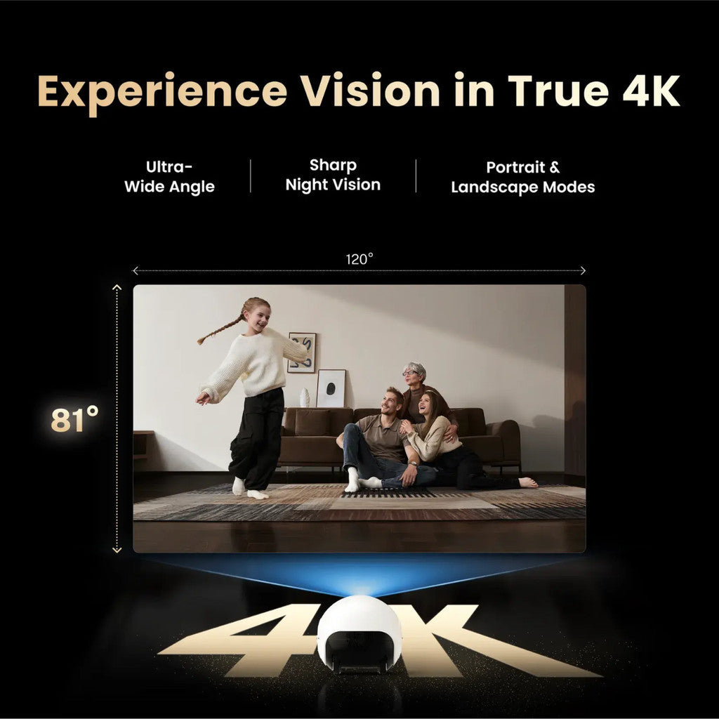Enabot หุ่นยนต์กล้องวงจรปิด EBO MAX กล้องความละเอียด 4K รับประกัน 1 ปี