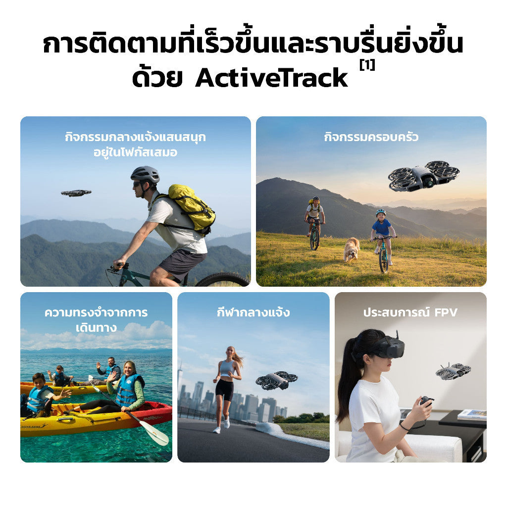 มีส่งด่วน[ขึ้นทะเบียนโดรนก่อนสั่งซื้อทุกครั้ง] DJI - NEO 2 - Camera Drone | โดรนไซส์มินิ ประกัน 1 ปี