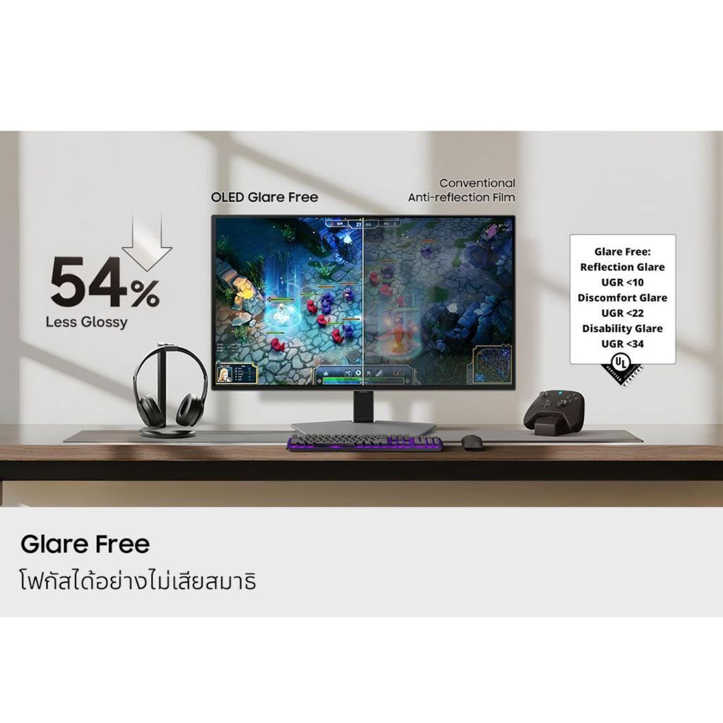 Samsung Gaming Monitor (จอเกมมิ่ง) Odyssey OLED G8 G80SH LS27HG802SEXXT/LS32HG802SEXXT 27