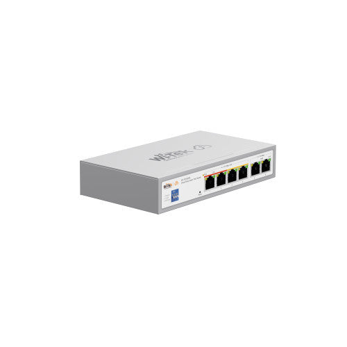 Wi-Tek WI-PCES206 Cloud Easy Smart PoE Switch 4 ช่อง รับประกัน 3 ปี สำหรับระบบ Network และ IP Camera