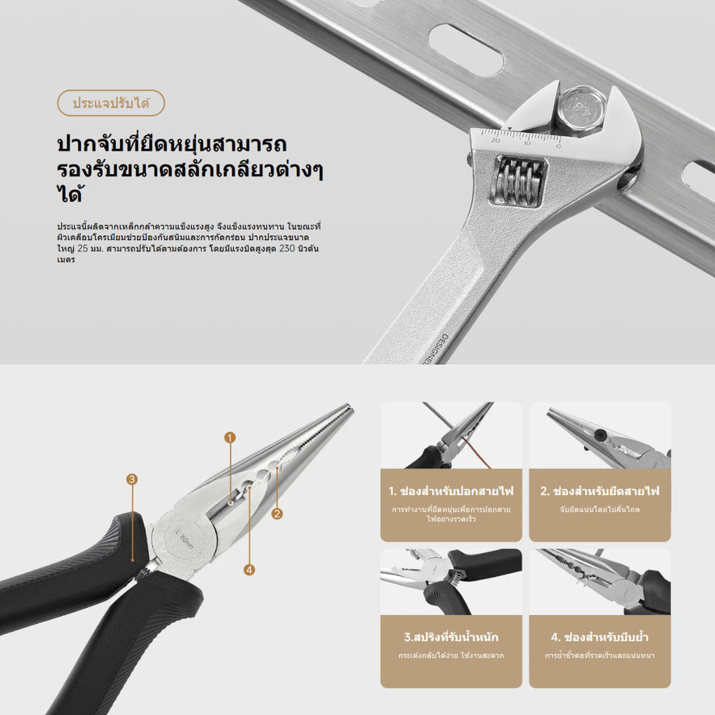 XIAOMI MIJIA TOOL KIT ชุดเครื่องมืออเนกประสงค์ แบตเตอรี่ความจุสูง  2,000mAh ขันสกรูได้ประมาณ 600 ตัว ต่อการชาร์จ 1 ครั้ง