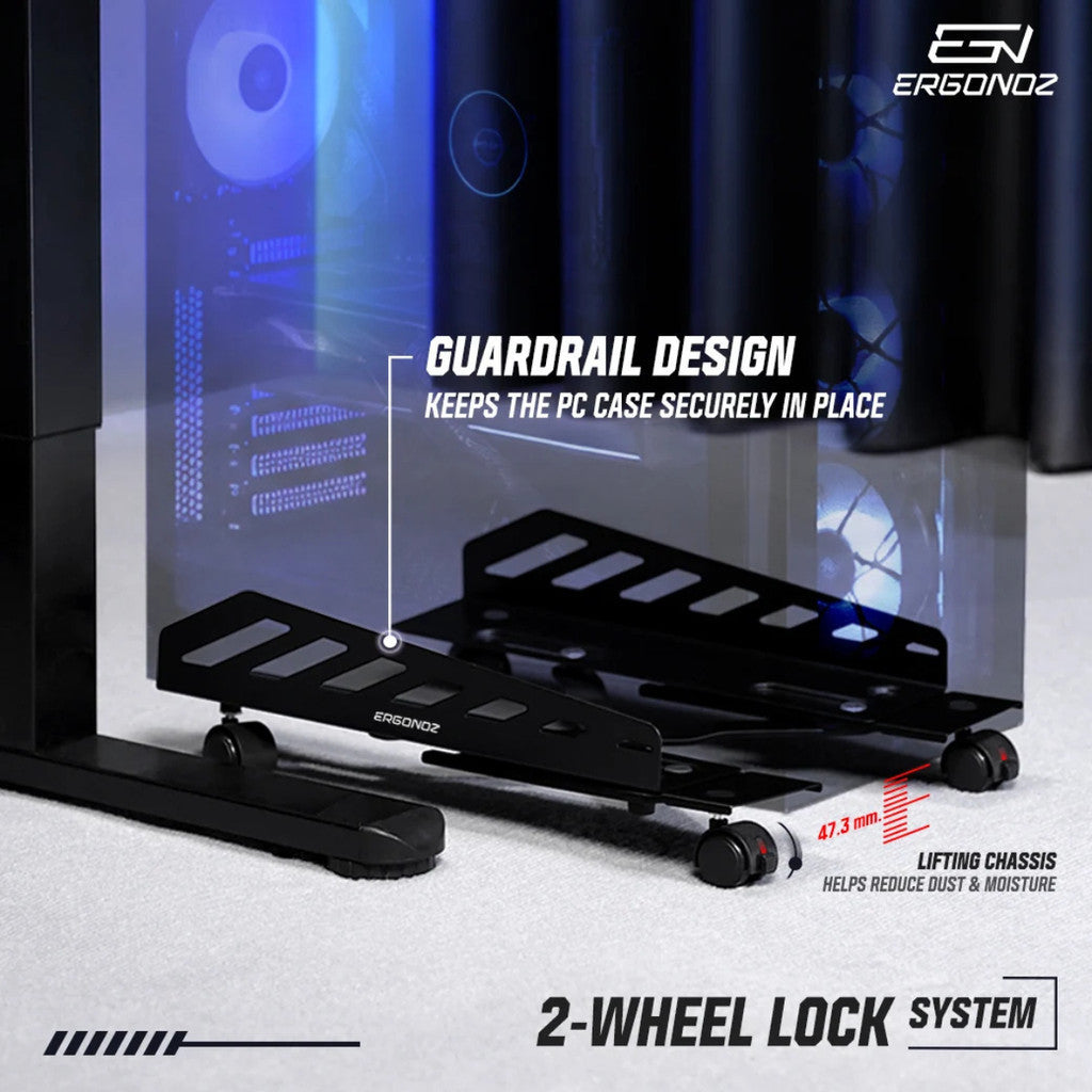 ERGONOZ Mobile Gaming CPU Stand EGN-UDAC-03-B แท่นวางซีพียู รับประกัน 1 ปี