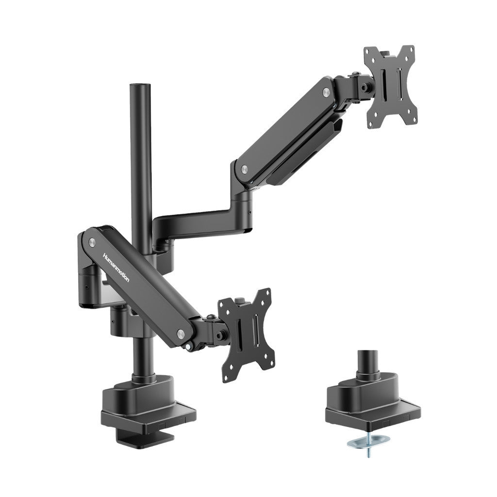 Humanmotion Monitor Arm แขนจับจอมอนิเตอร์ T860P-1B / T860P-2B สำหรับจอ 17-40" ประกัน 3 ปี