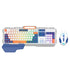OKER ชุดเซ็ตคีย์บอร์ด&เมาส์เกมมิ่งไฟเรืองแสงง หัวเสียบ USB คีย์บอร์ดคุณภาพสูง