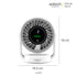 Anitech พัดลมพกพา 5 นิ้ว รุ่น SMF05 แบต 3600mAh ปรับลม 5 ระดับ ก้ม-เงยได้ 90°