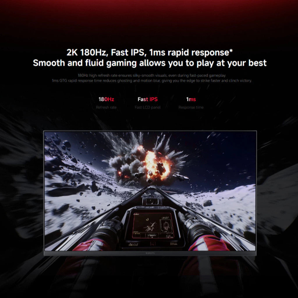 Xiaomi Mini LED Gaming Monitor G Pro 27Qi 2026 จอคอม  | 2K 180Hz IPS ความเร็วสูง ตอบสนองฉับไว 1ms ให้ภาพคมชัด