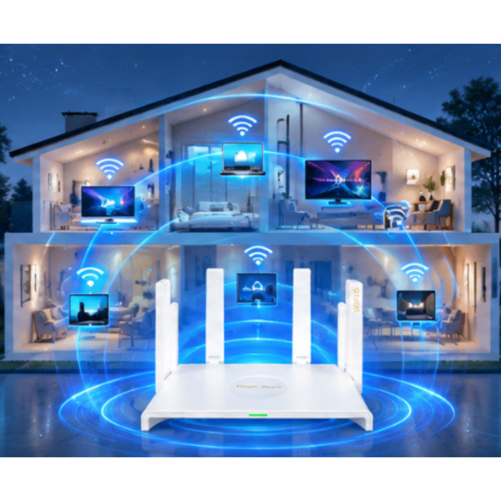 Ruijie RG-EW3000GX เราเตอร์รองรับ Wi-Fi 6 AX3000 Dual-Band ความเร็วสูงสุด 3000Mbps จัดการง่ายผ่านแอป