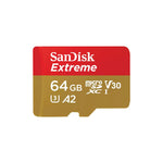 SANDISK MICRO SD (ไมโครเอสดีการ์ด) EXTREME 64GB-128GB LIFETIME WARRANTY