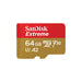 SANDISK MICRO SD (ไมโครเอสดีการ์ด) EXTREME 64GB-128GB LIFETIME WARRANTY