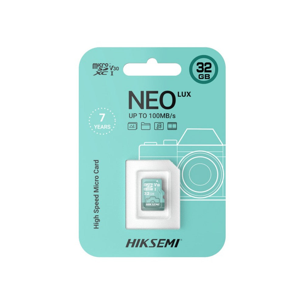HIKSEMI MICRO SD (ไมโครเอสดี) NEO LUX 32GB BIG PACKS 100-500 pcs WARRANTY 7 YEARS