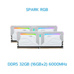 ZADAK RAM (แรม) SPARK 32GB(16GBx2) DDR5 5600MHz-6400MHz DIMM RGB WHITE AURA2 WARRANTY 3 YEARS