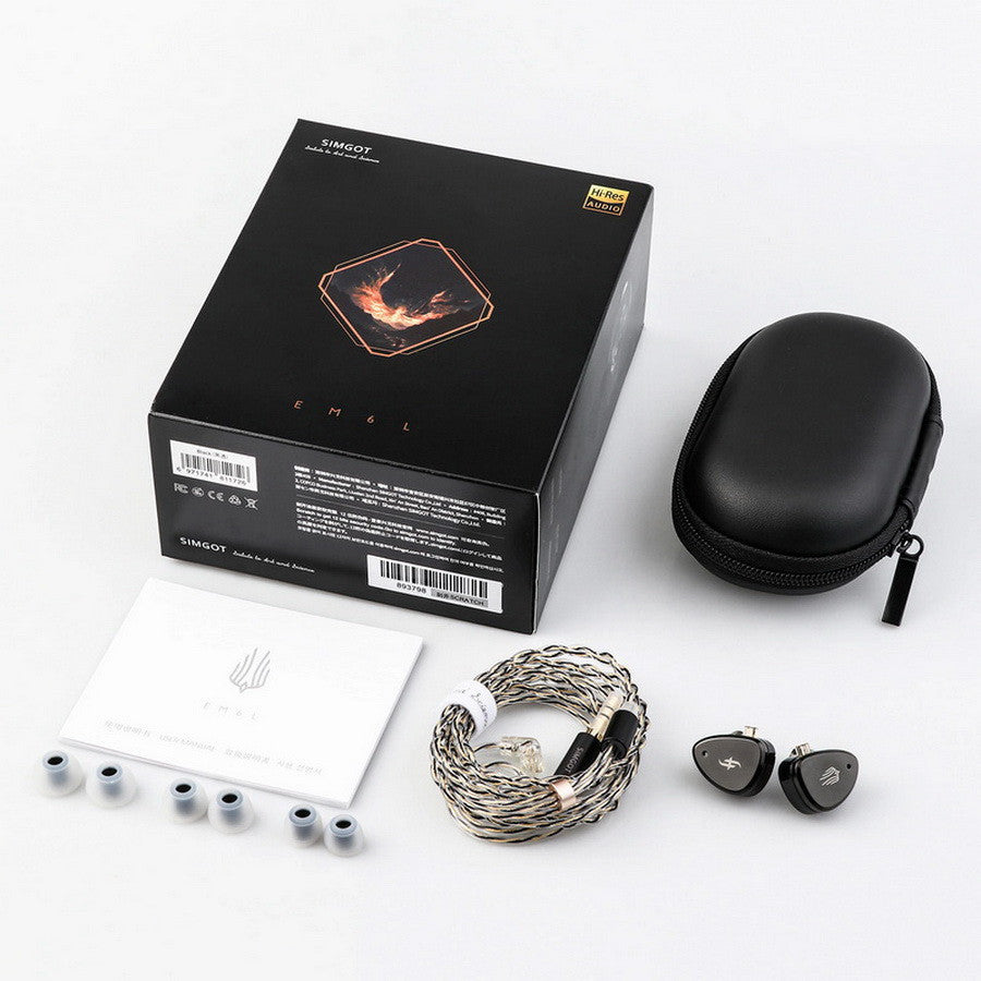 Simgot EM6L หูฟัง Hybrid 5 ไดรเวอร์ 4BA+1DD รับประกัน 1 ปี