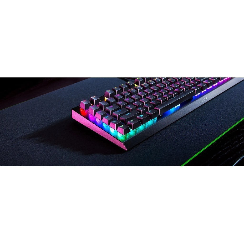RAZER BLACKWIDOW V4 X MECHANICAL GREEN SWITCH คีย์บอร์ดเกมมิ่ง พร้อมไฟ RGB รับประกัน 2ปี