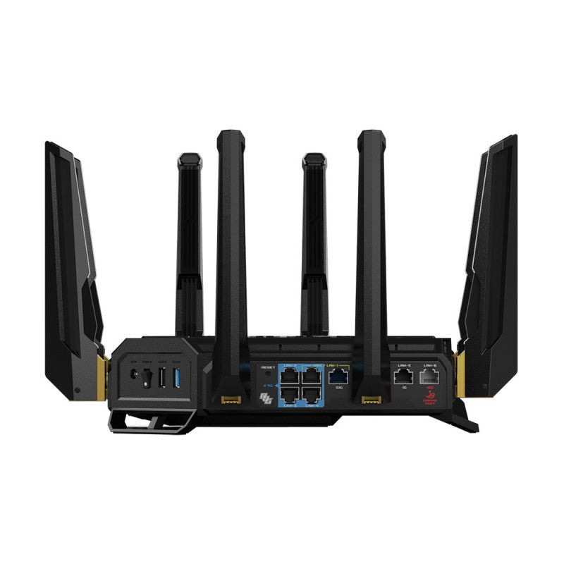ASUS Gaming Router ROG GT-BE98 Pro WiFi 7 Limited Edition 20 Years ดีไซน์ดำทอง ความเร็วสูง เสถียร