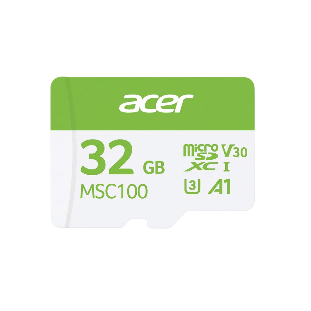 ACER MICRO SD (ไมโครเอสดี) MSC100 32GB-128GB READ 100 MB/s WARRANTY 5 YEARS
