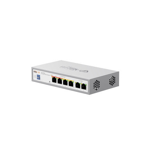 Wi-Tek WI-PCES206 Cloud Easy Smart PoE Switch 4 ช่อง รับประกัน 3 ปี สำหรับระบบ Network และ IP Camera