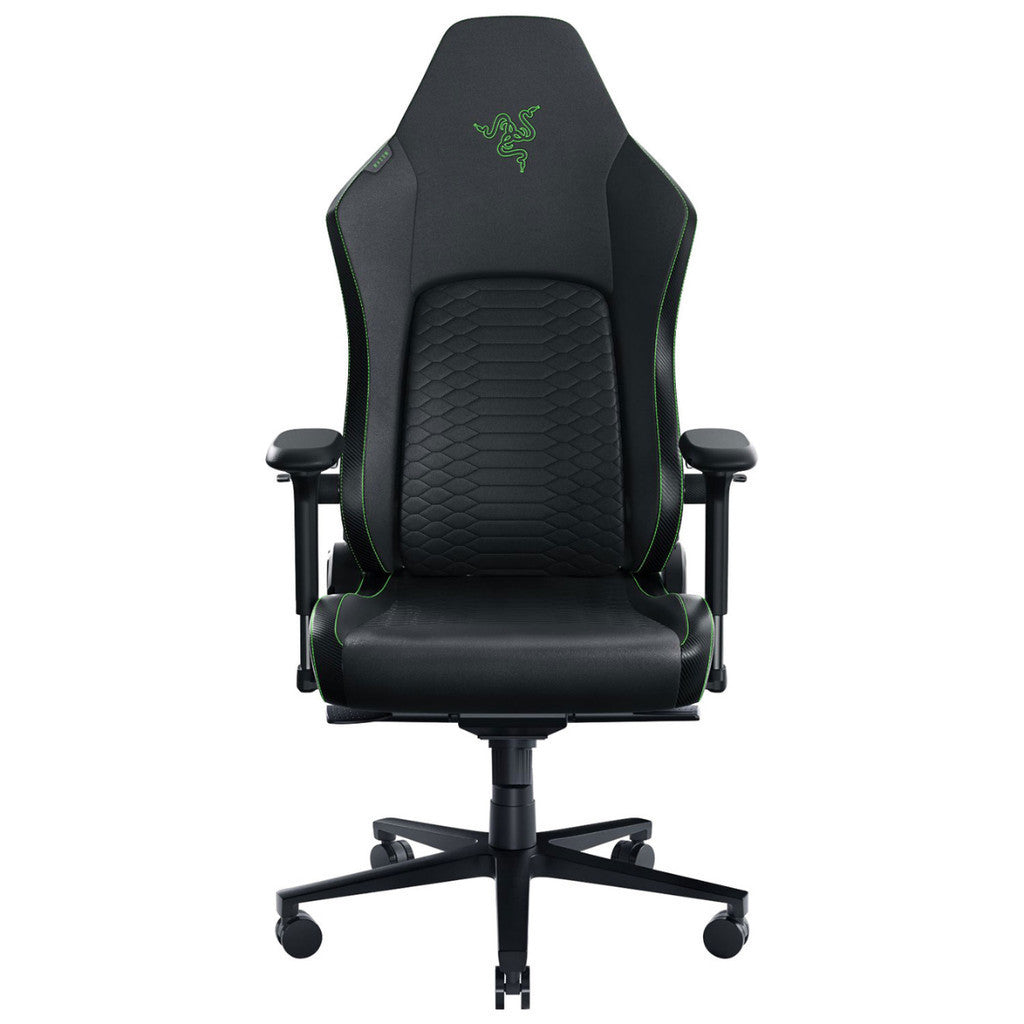 Razer Iskur V2 NewGen - เก้าอี้เกมมิ่ง มีที่หนุนหลัง HyperFlex Lumbar Support วัสดุหนังเทียมระบายความร้อน