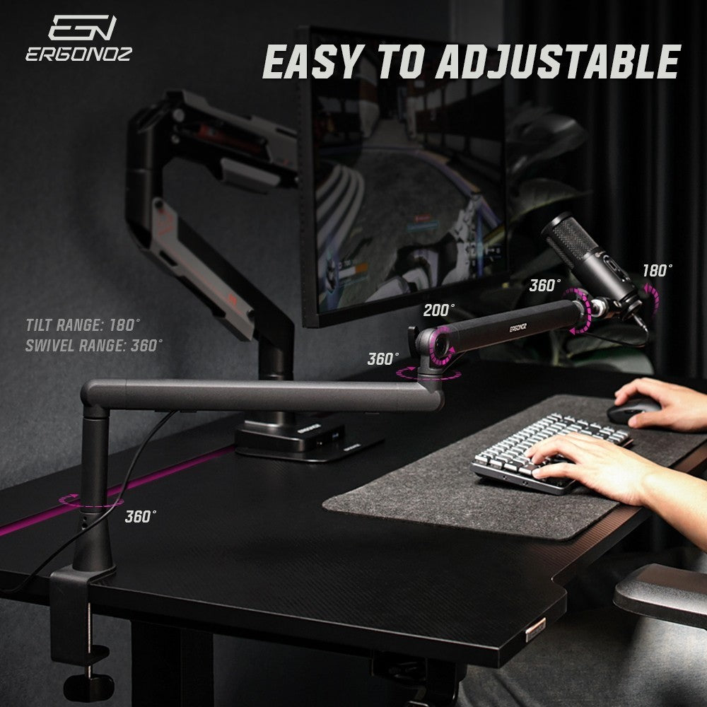 ERGONOZ Octavia Series Microphone Boom Arm EGN-OCT02 แขนจับไมค์ รับประกัน 2 ปี