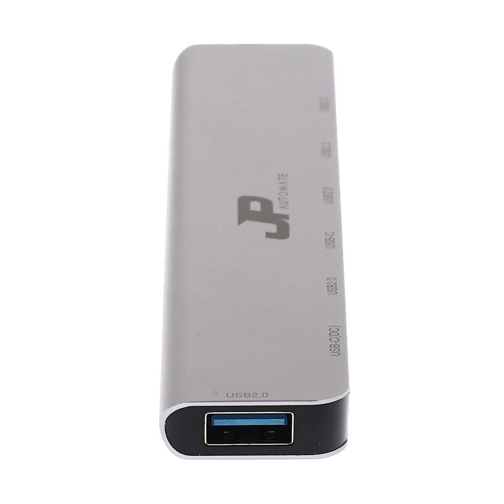JP AUTOMATE HUB (ฮับ) 7 in1 Dual USB-C+USB  to USB3.0+USB2.0+USB-C Data (JP71Dual) รับประกัน 2 ปี