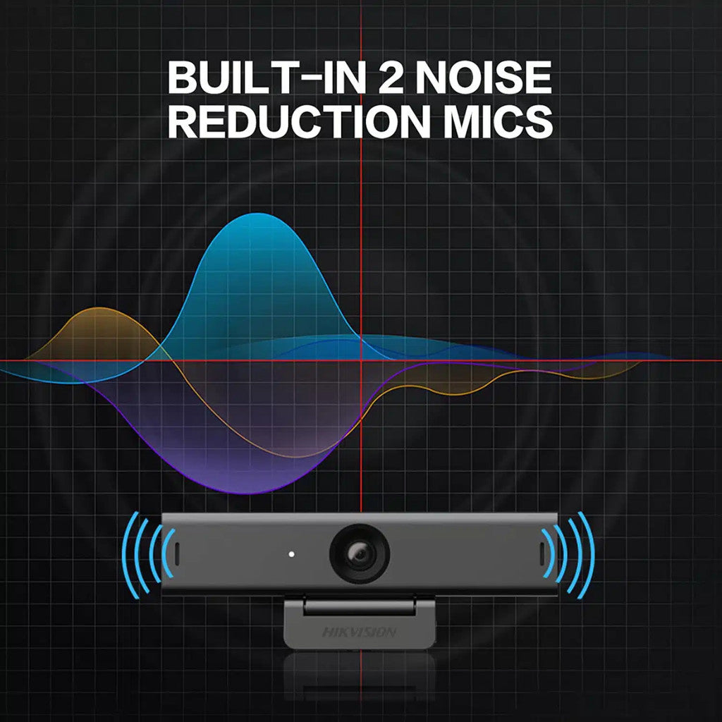HIKVISION WEB CAMERA (กล้องแว็บแคม) DS-UC4 4MP 2K Dual Microphone WARRANTY 1 YEARS