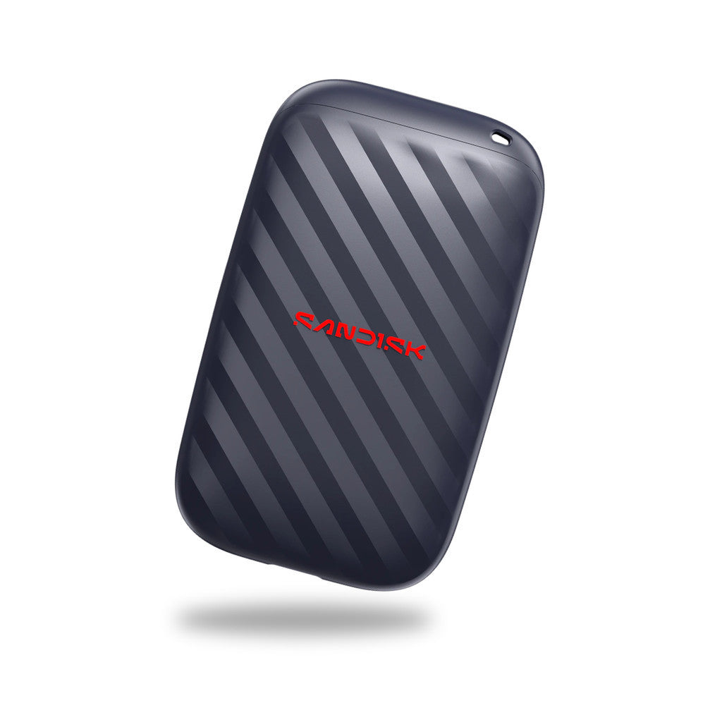 SANDISK PORTABLE SSD (เอสเอสดีพกพา) SDSSDE10 500GB USB 3.2 Gen 2 (SDSSDE10-500G-G25) WARRANTY 3 Y.