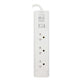 LUMIRA LS-703 ปลั๊กไฟ 3 เต้ารับ สวิตช์รวม มีม่านนิรภัย มีมอก. สายยาว 3-5M รับประกัน 3ปี
