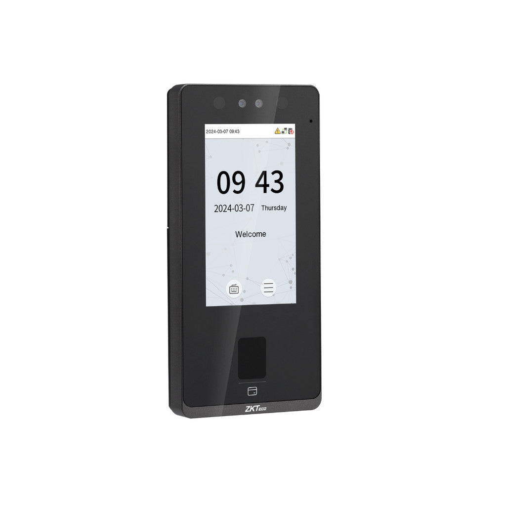 ZKTeco SenseFace 4A / 3A / 2A เชื่อมต่อ USB Type-A เครื่องสแกนใบหน้า สแกนลายนิ้วมือ บันทึกเวลาเข้า-ออก