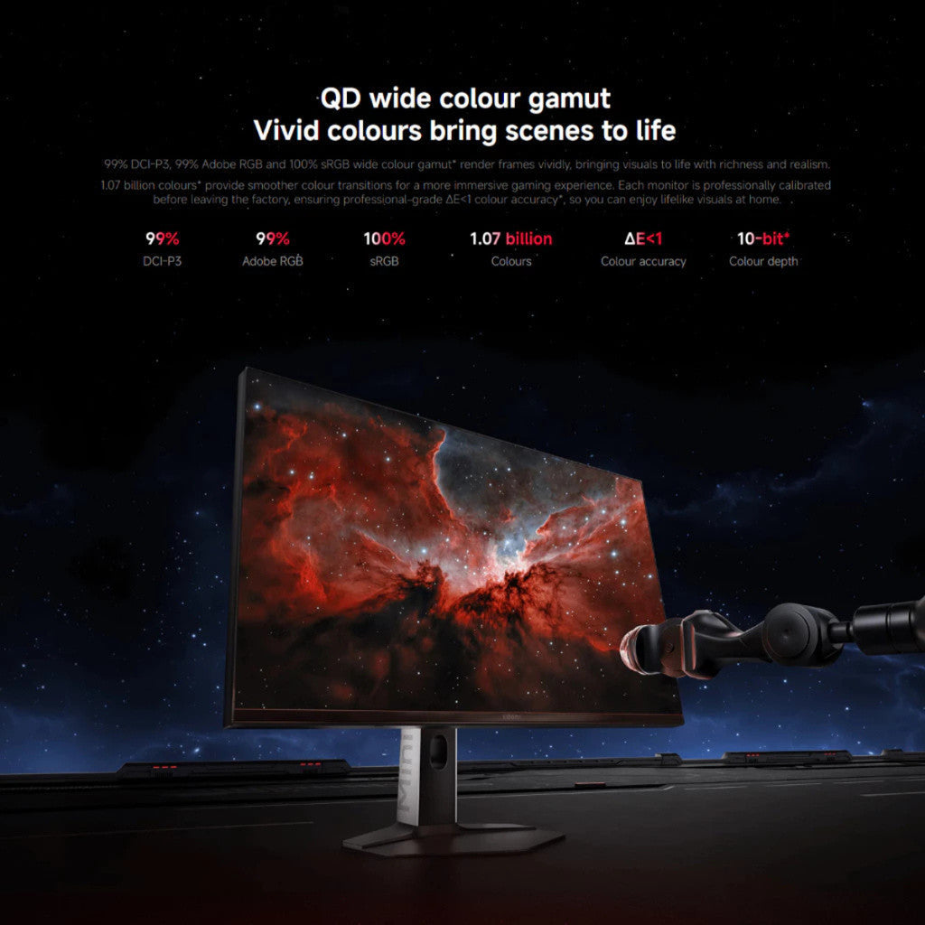Xiaomi Mini LED Gaming Monitor G Pro 27Qi 2026 จอคอม  | 2K 180Hz IPS ความเร็วสูง ตอบสนองฉับไว 1ms ให้ภาพคมชัด