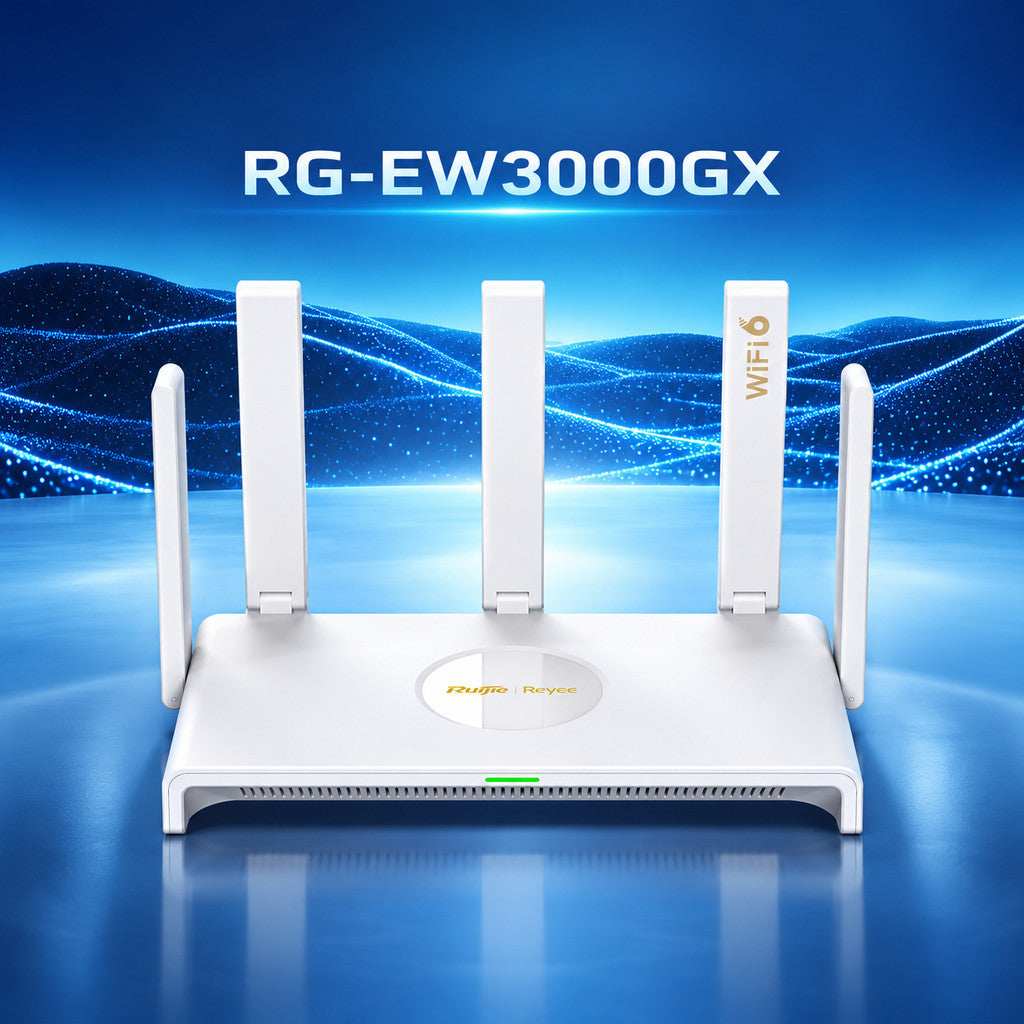 Ruijie RG-EW3000GX เราเตอร์รองรับ Wi-Fi 6 AX3000 Dual-Band ความเร็วสูงสุด 3000Mbps จัดการง่ายผ่านแอป
