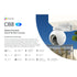EZVIZ CB8 2K + SOLAR PANELกล้องวงจรปิดไร้สาย กล้อง WI-FI แบบใช้แบตเตอรี่ รับประกัน 1 ปี