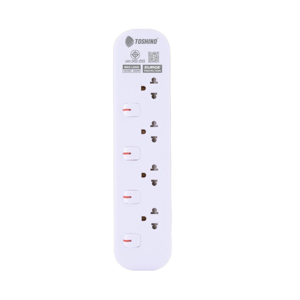 TOSHINO JT  ปลั๊ก 3-5 ช่อง ความยาว 1.5M 3M / 5M / 10M