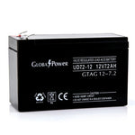 GLOBAL POWER แบตเตอรี่เครื่องสำรองไฟ UPS ขนาด 12V 5.5AH 7.2AH 7.5AH 9AH 18AH ประกัน 1 ปี
