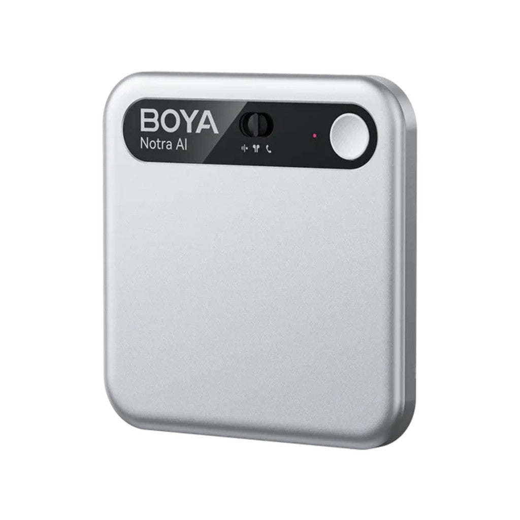 BOYA Notra AI Voice Recorder เครื่องบันทึกเสียงอัจฉริยะ ถอดข้อความอัตโนมัติ 140+ ภาษา ประกัน 2 ปี