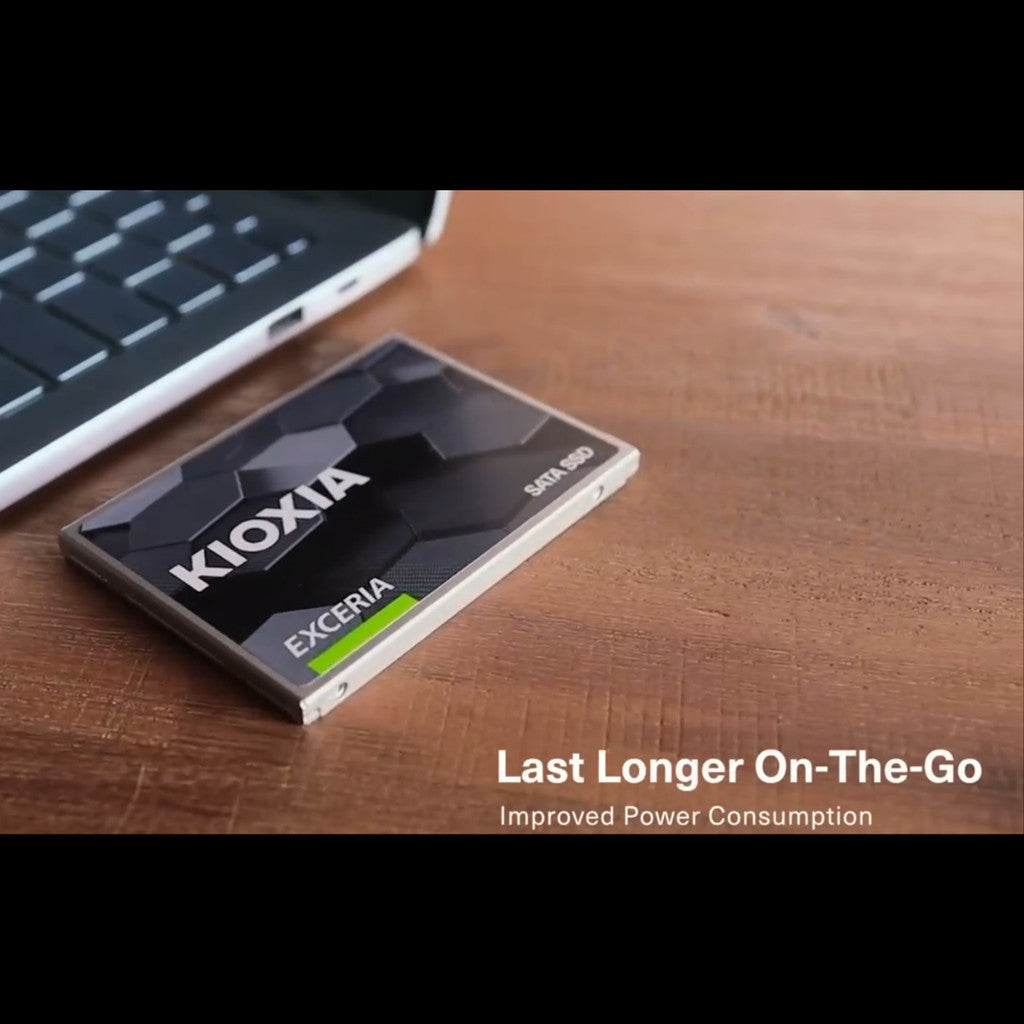 KIOXIA SSD SATA (เอสเอสดี) EXCERIA 480GB SATA R 550MB/s W 540MB/s WARRANTY 3 YEARS