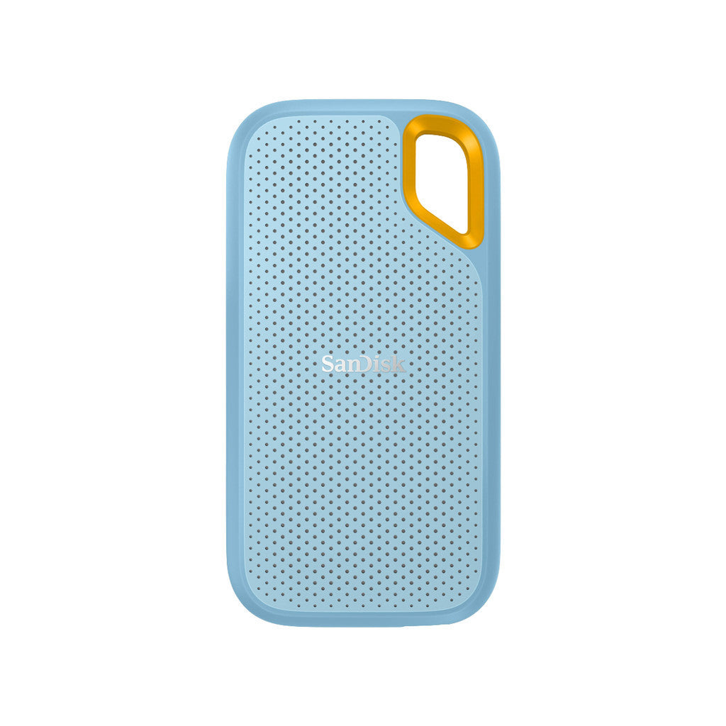 SANDISK PORTABLE SSD (เอสเอสดีพกพา) EXTREME 1TB USB 3.2 Gen 2 (SKY BLUE) (SDSSDE61-1T00-G25B) W 5 Y.