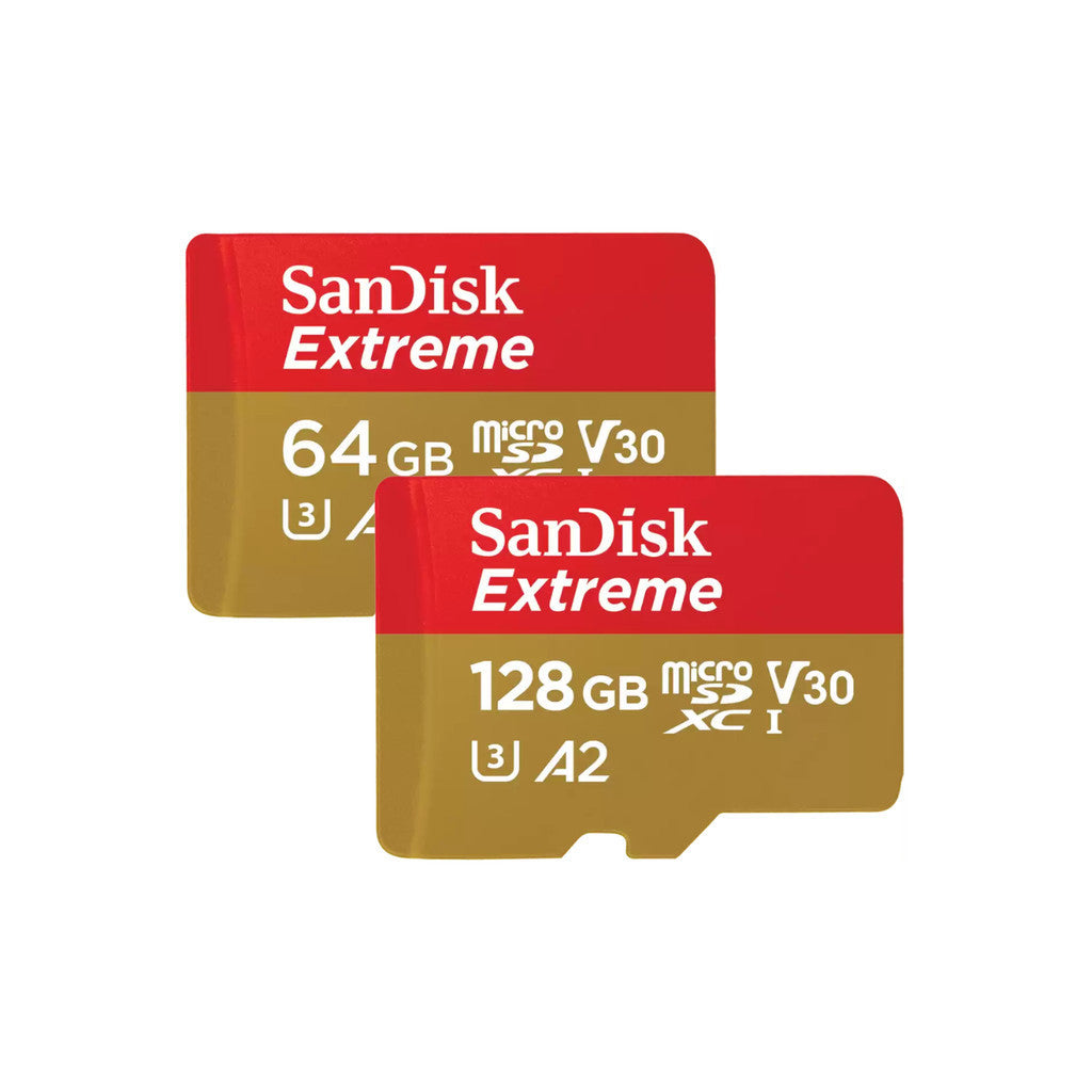 SANDISK MICRO SD (ไมโครเอสดีการ์ด) EXTREME 64GB-128GB LIFETIME WARRANTY