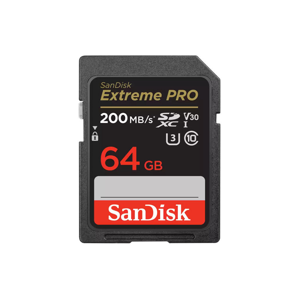 SANDISK MICRO SD (ไมโครเอสดีการ์ด) EXTREME PRO 64GB UHS-I LIFETIME WARRANTY