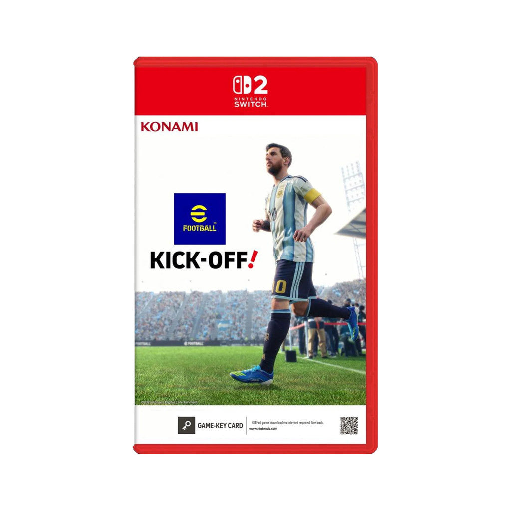 NINTENDO SWITCH 2 eFOOTBALL™ KICK-OFF! แนวเกม FOOTBALL SIMULATION แผ่นเกมมือหนึ่ง (เกมคีย์การ์ด)