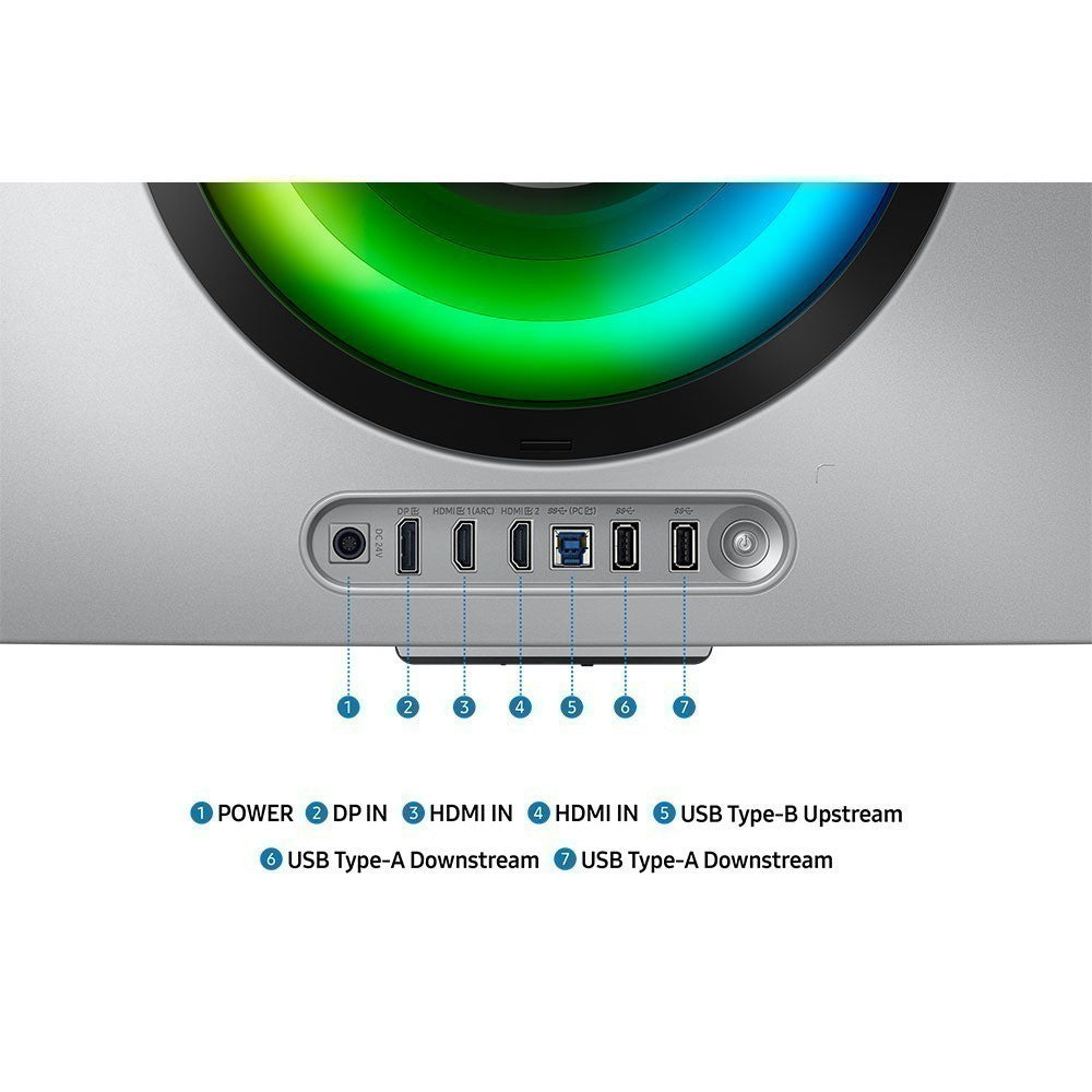 SAMSUNG Gaming Monitor(จอมอร์นิเตอร์) 34" Odyssey G8 G85SD UWQHD 175Hz LS34DG850SEXXT รับประกัน 3 ปี