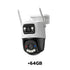 IMOU Cruiser dual 2 10MP กล้องวงจรปิด 4+4 ล้านพิกเซล Blue & Red Warning Light  Aurora™