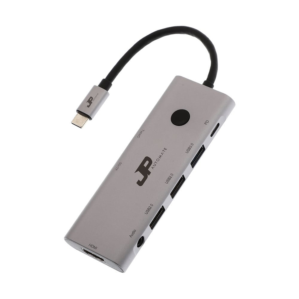 JP AUTOMATE Converter 9 in1 Type-C+HDMI 4K 60hz (JP91CH14K) รับประกัน 2 ปี
