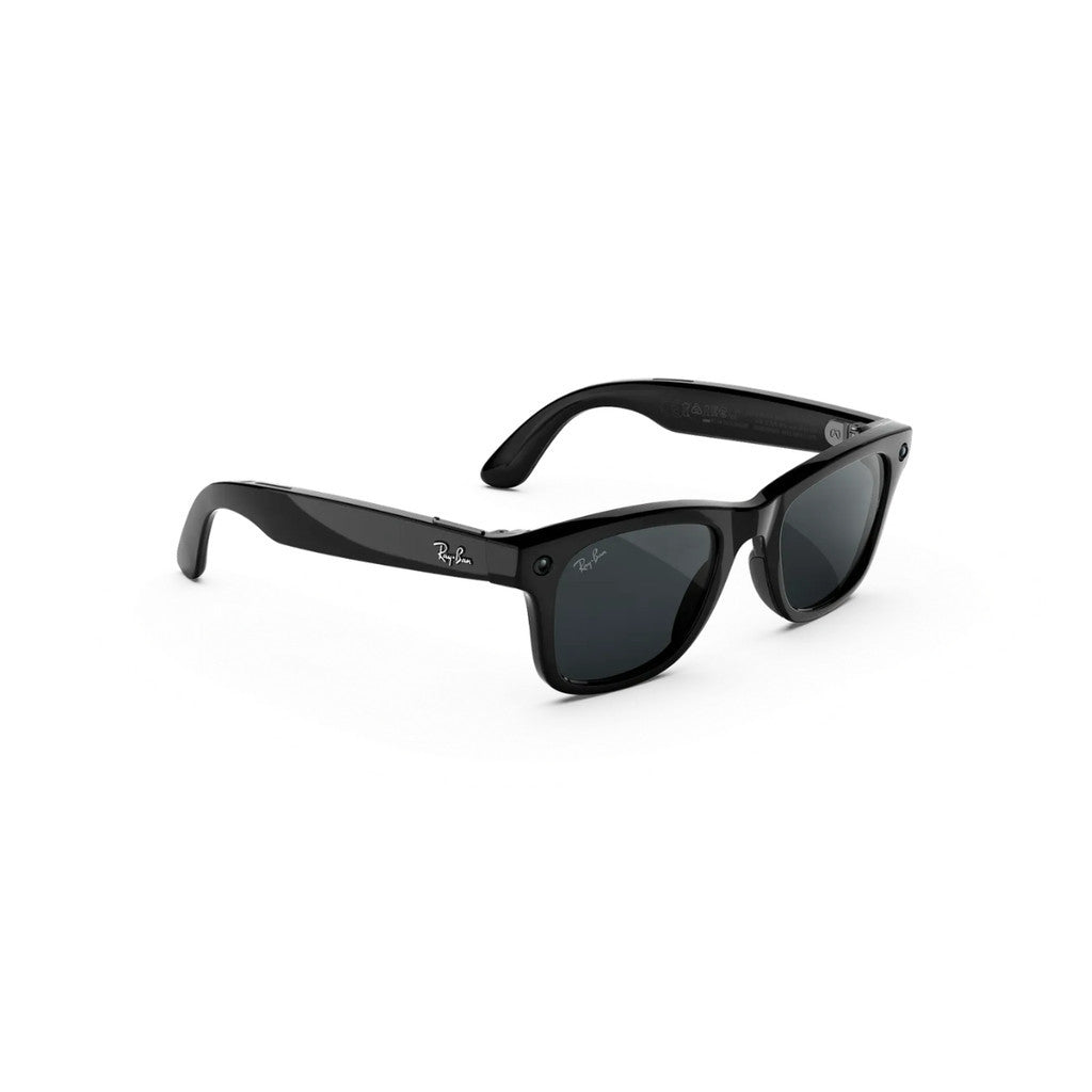 RAY-BAN META AI Glasses (แว่นตาอัจฉริยะ) Wayfarer L (Gen 3) Shiny Black Transitions Grey W. 1 YEARS