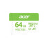 ACER MICRO SD (ไมโครเอสดี) MSC100 32GB-128GB READ 100 MB/s WARRANTY 5 YEARS