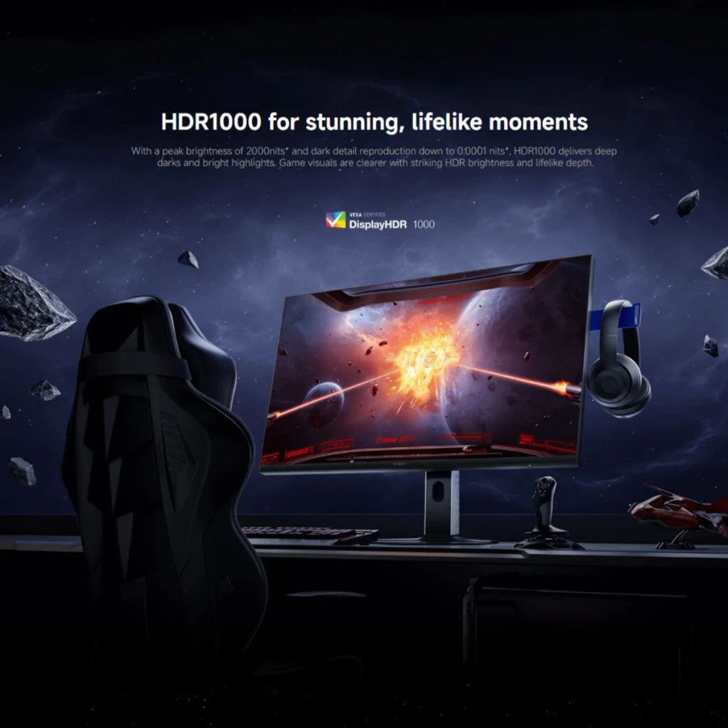 Xiaomi Mini LED Gaming Monitor G Pro 27Qi 2026 จอคอม  | 2K 180Hz IPS ความเร็วสูง ตอบสนองฉับไว 1ms ให้ภาพคมชัด