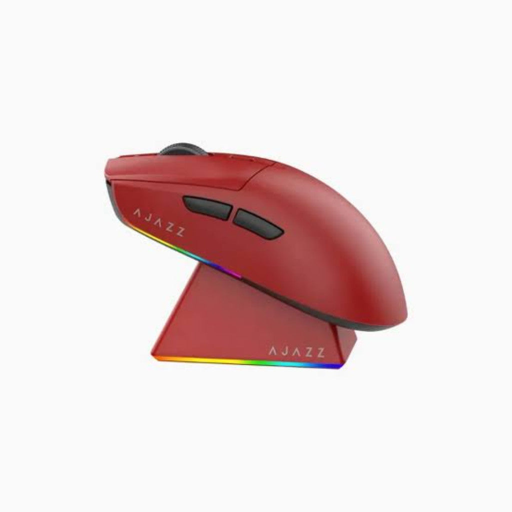 เมาส์เกมมิ่งพร้อมแท่นชาร์จ Ajazz AJ139 V2 MC Tri-Mod(Wired+2.4G+BT) Wireless Charging Mouse รับประกัน 1 ปี