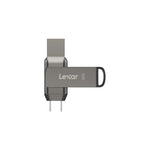 Lexar Flash Drive 2in1แฟลชไดรฟ์ D400 32/64/128GB Dual USB Type-C/A USB 3.1 รับประกัน 5 ปี