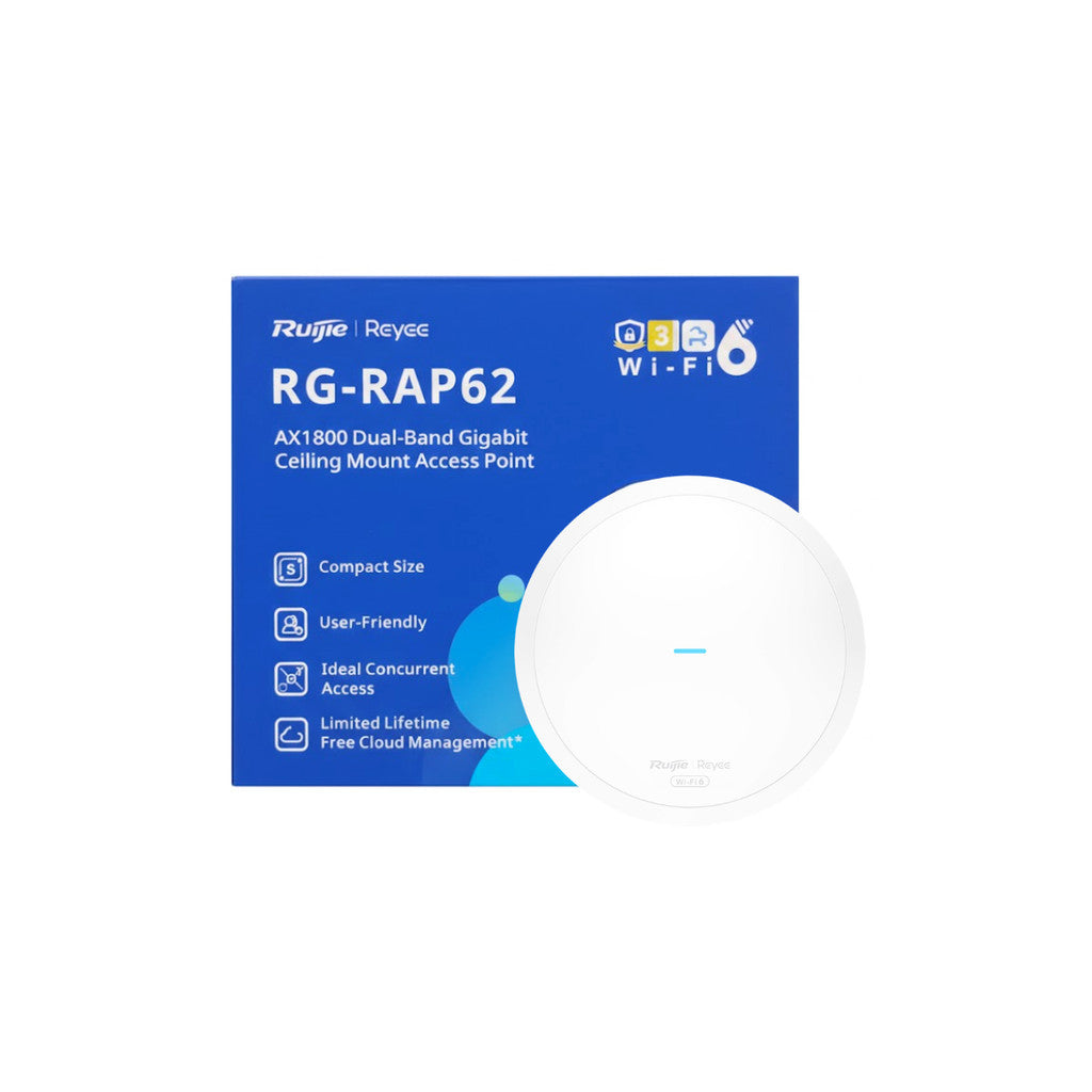Ruijie Reyee RG-RAP2200(E) / RG-RAP2260(G) / RG-RAP2260 / RG-RAP62 Access Point Dual-Band อุปกรณ์กระจายสัญญาณ