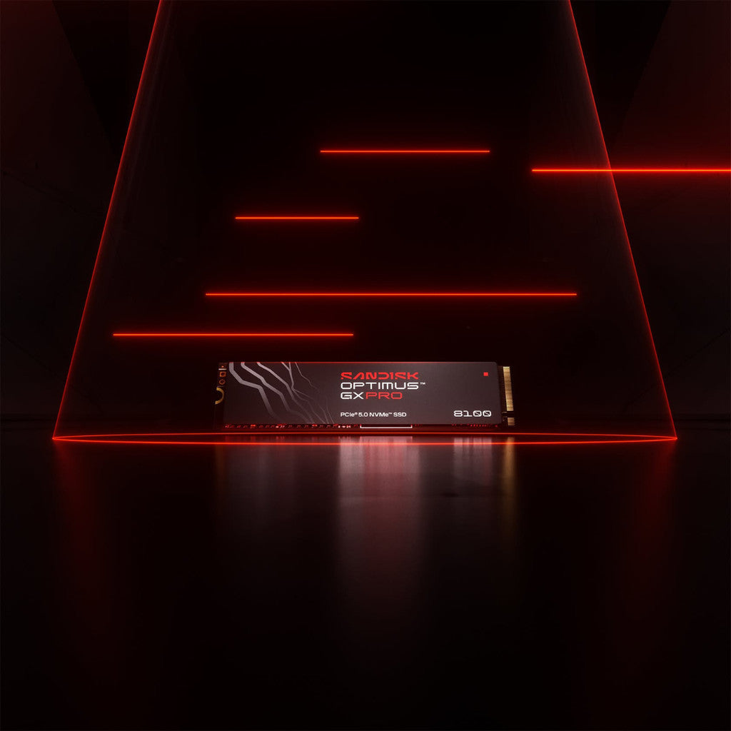 SANDISK SSD (เอสเอสดี) OPTIMUS GX PRO 8100 4TB PCIe 4.0 x4 (SDSP82400TAN-000E0) W. 5 Y.