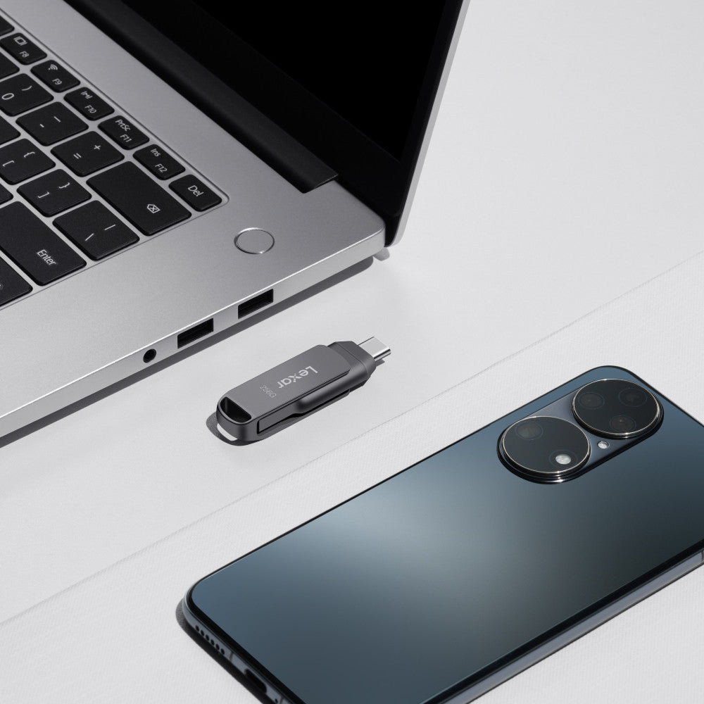 Lexar Flash Drive 2in1แฟลชไดรฟ์ D400 32/64/128GB Dual USB Type-C/A USB 3.1 รับประกัน 5 ปี